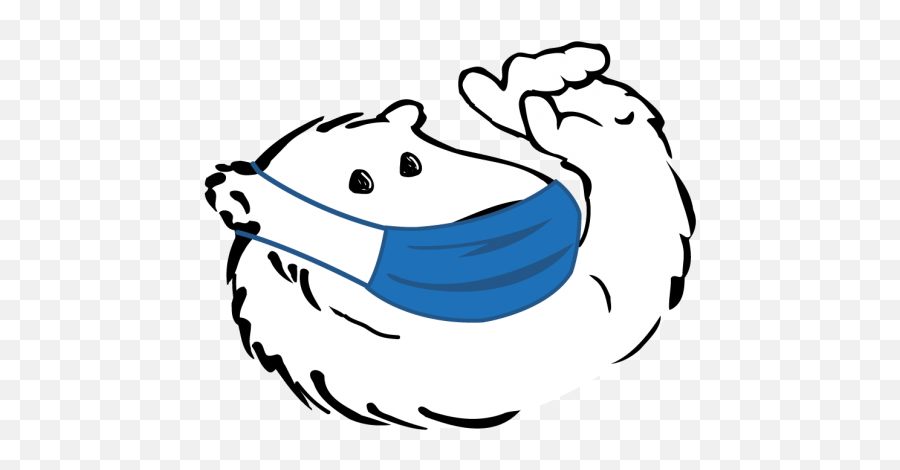 Covid - 19 U2013 Uaf News And Information Polar Bear Wearing A Covid Mask Emoji,What Does The Blue Head Emoji Mean