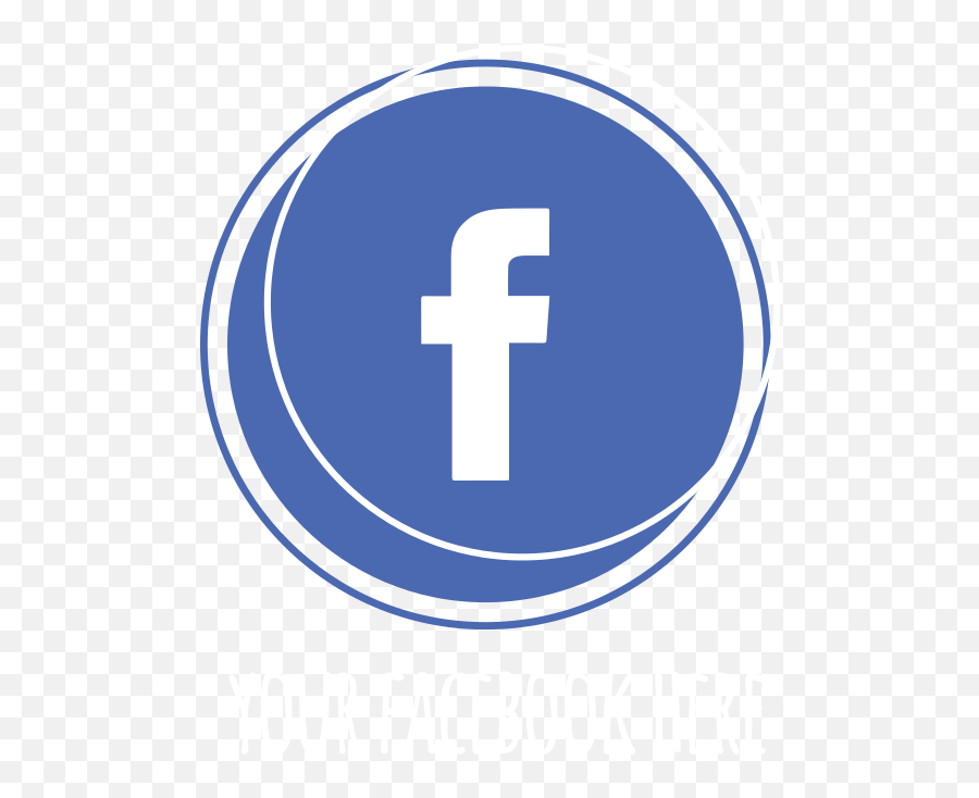 Personalised Circle Facebook Window - Transparent Facebook Button Png Emoji,Facebook Christmas Tree Emoticon