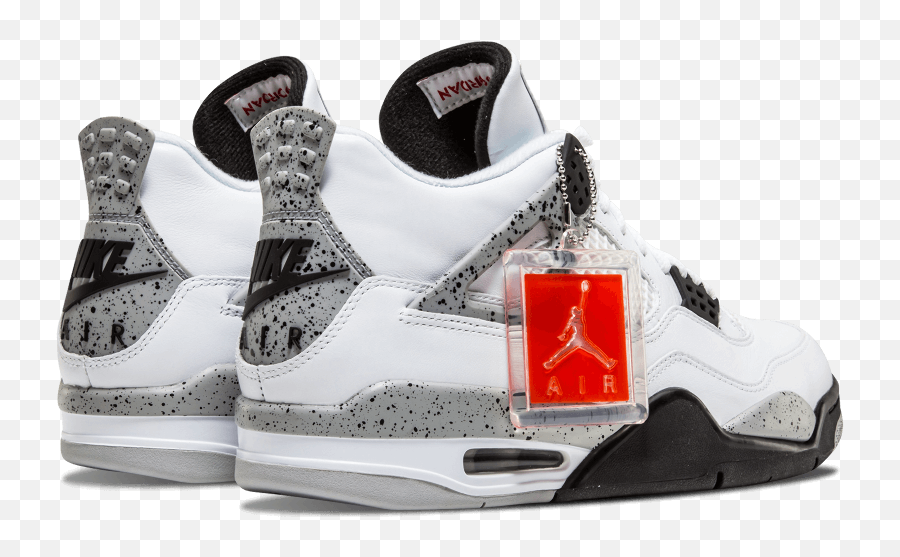 Air Jordan 4 Og - Jordan 4 Cement Transparent Emoji,Emoji Shoes Jordans