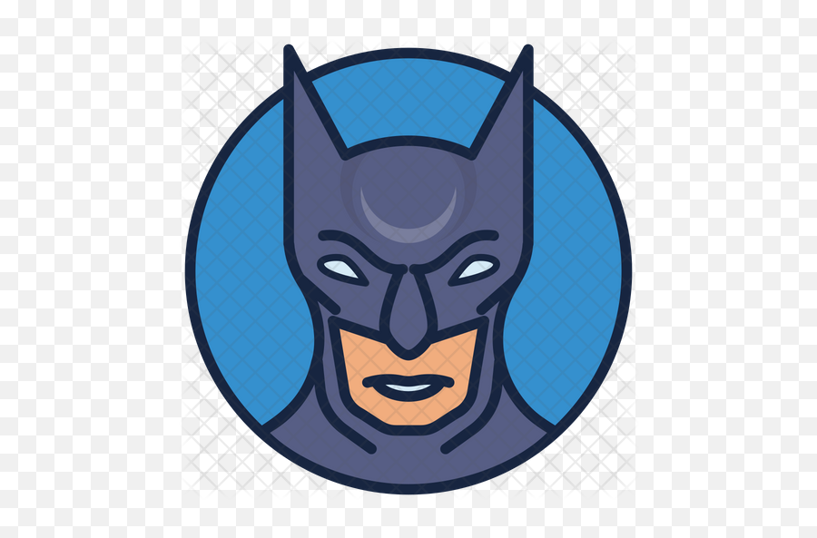 Dark Knight Icon Of Colored Outline - Dangerous Man Cartoon Emoji,Batman Emoji Android