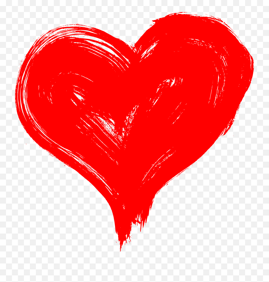 Heart Png Hd Png - Hand Drawn Heart Transparent Emoji,Heart Emoji Transparent Background