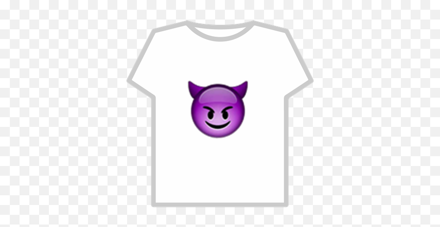 The Smiling Devil Emoji - Roblox Boob T Shirt,Smiling Devil Emoji