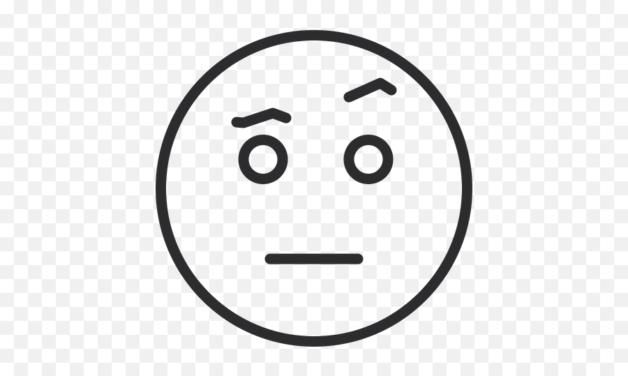 Face With Raised Eyebrow - Circle Emoji,Eyebrow Raised Emoji