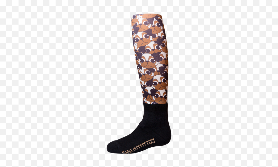 Noble Equestrian Girls Over The Calf Printed Peddies - Sock Emoji,Emoji Socks