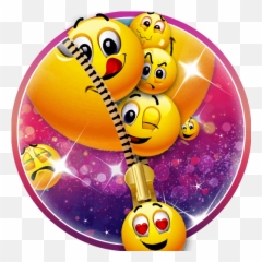 Funny Zipper Emoji 3d Live Lock Screen Wallpapers - Cartoon