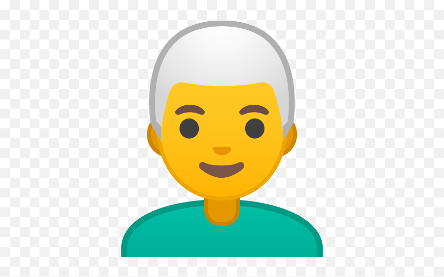 White Hair Emoji - Emoji,White Emoji