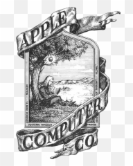 Steve Jobs - Original Apple Logo 1976 Emoji