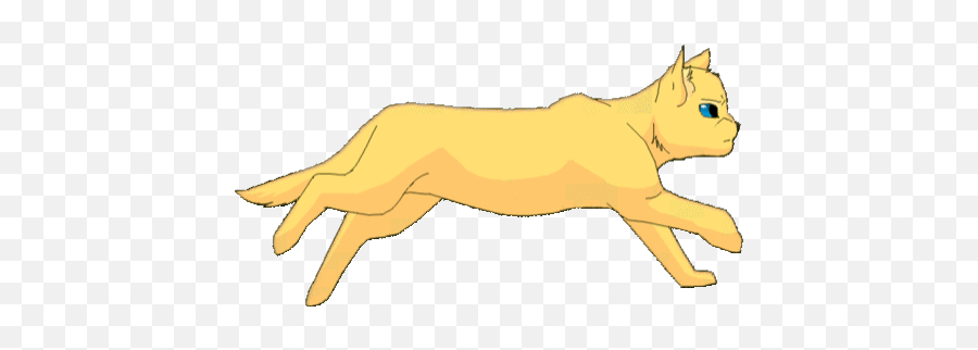 Top Little Girl Runs Over Cat Stickers For Android U0026 Ios - Cartoon Cat Running Gif Emoji,Longhorn Emoji