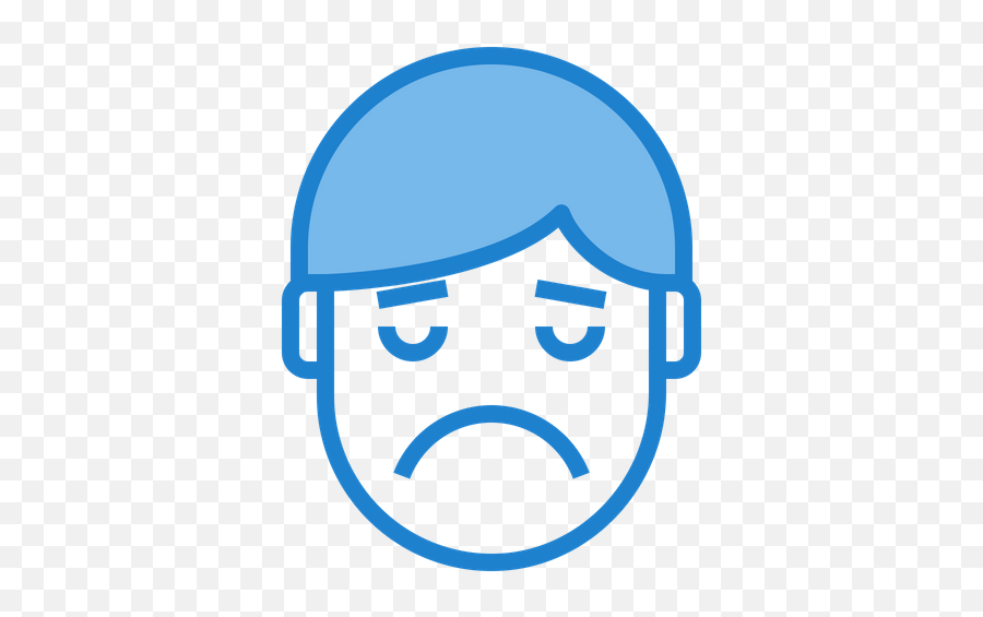 Very Sad Emotion Face Emoji Icon Of Colored Outline Style - Face Of Very Sadness,Curious Face Emoji