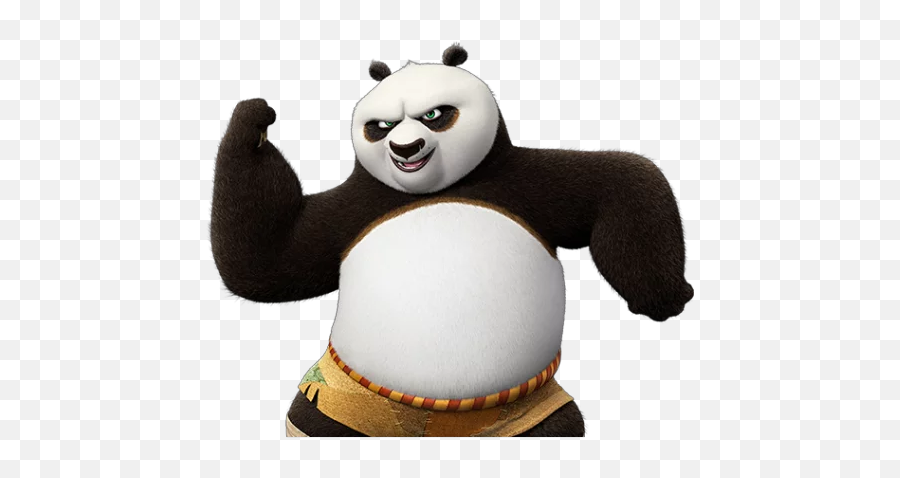 Kung Fu Panda Stickers For Telegram - Kung Fu Panda Png Transparent Emoji,Kung Fu Emoji