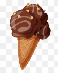 Cartoon Fair Food Emoji,Emoji Chocolate Ice Cream