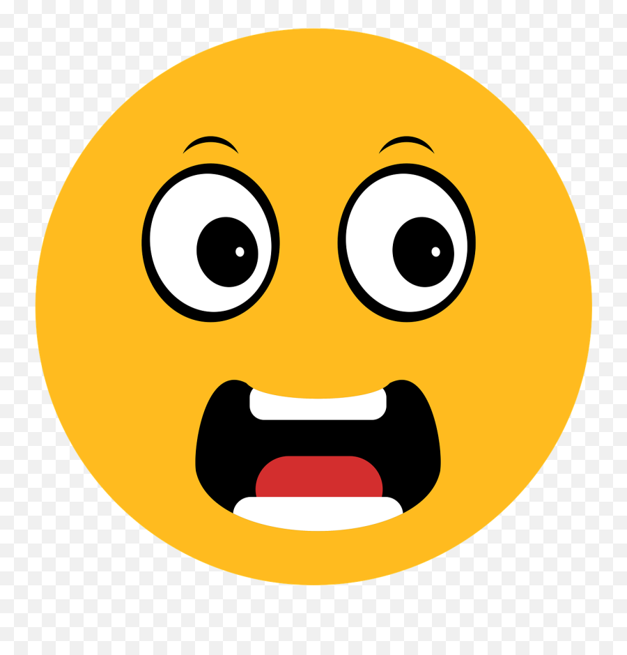 Smile Amazed Facebook Little - Free Image On Pixabay Scared Emoji,Amazed Emoticon