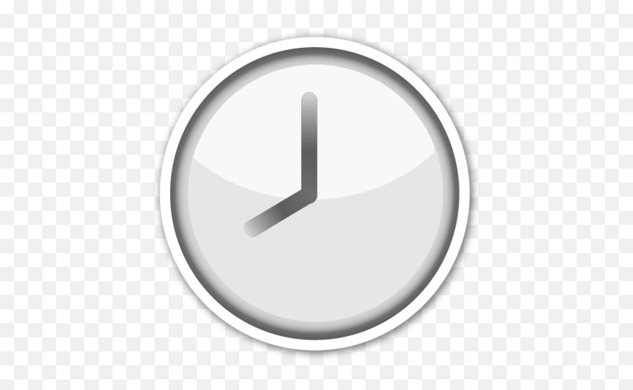 Clock Face Eight Oclock - White Circle Emoji Png,Satellite Emoji