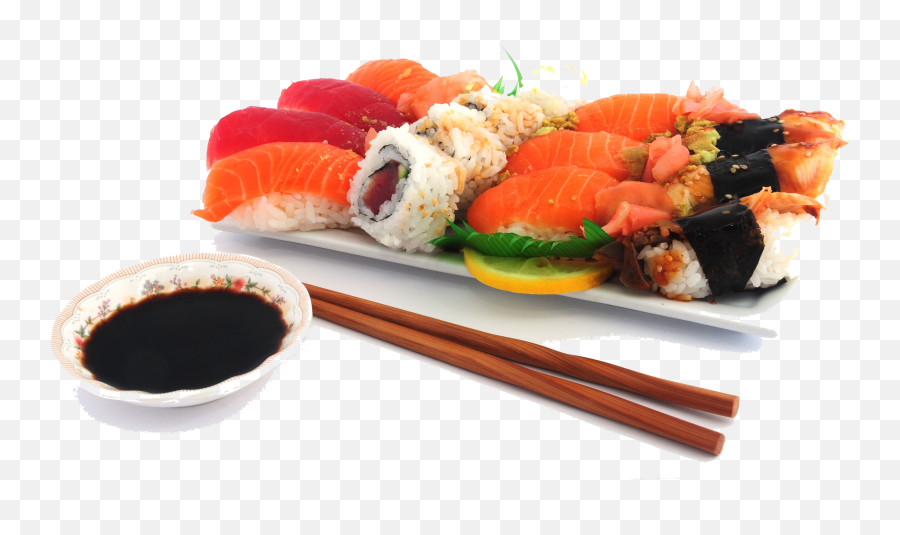 Japanese Cuisine Sushi Template Microsoft Powerpoint Flyer - Sushi Plate Png Emoji,Japanese Food Emoji