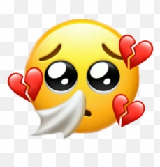 Heartbroken Emoji Iphoneemoji Sticker - Puppy Eyes