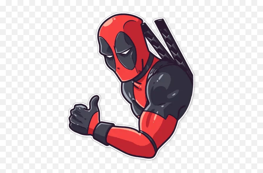 Deadpool - Deadpool Sticker Png Emoji,Boxing Glove Emoji
