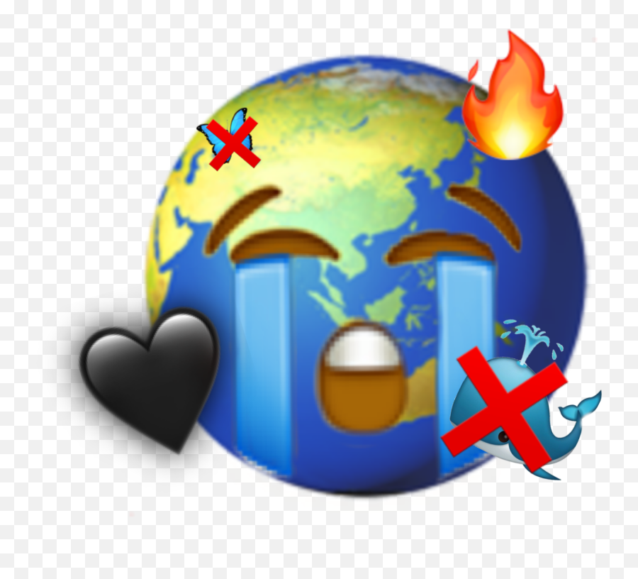 World Iphone Emojiiphone Emoji World Sticker By Olho64 - Globe,Emoji World
