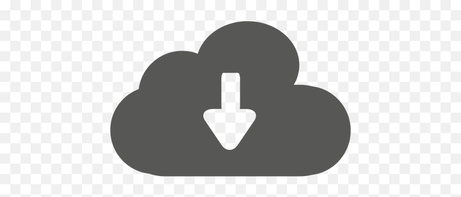 Cloud Arrow Icon - Cloud Arrow Icon Png Emoji,Hairy Heart Emoji