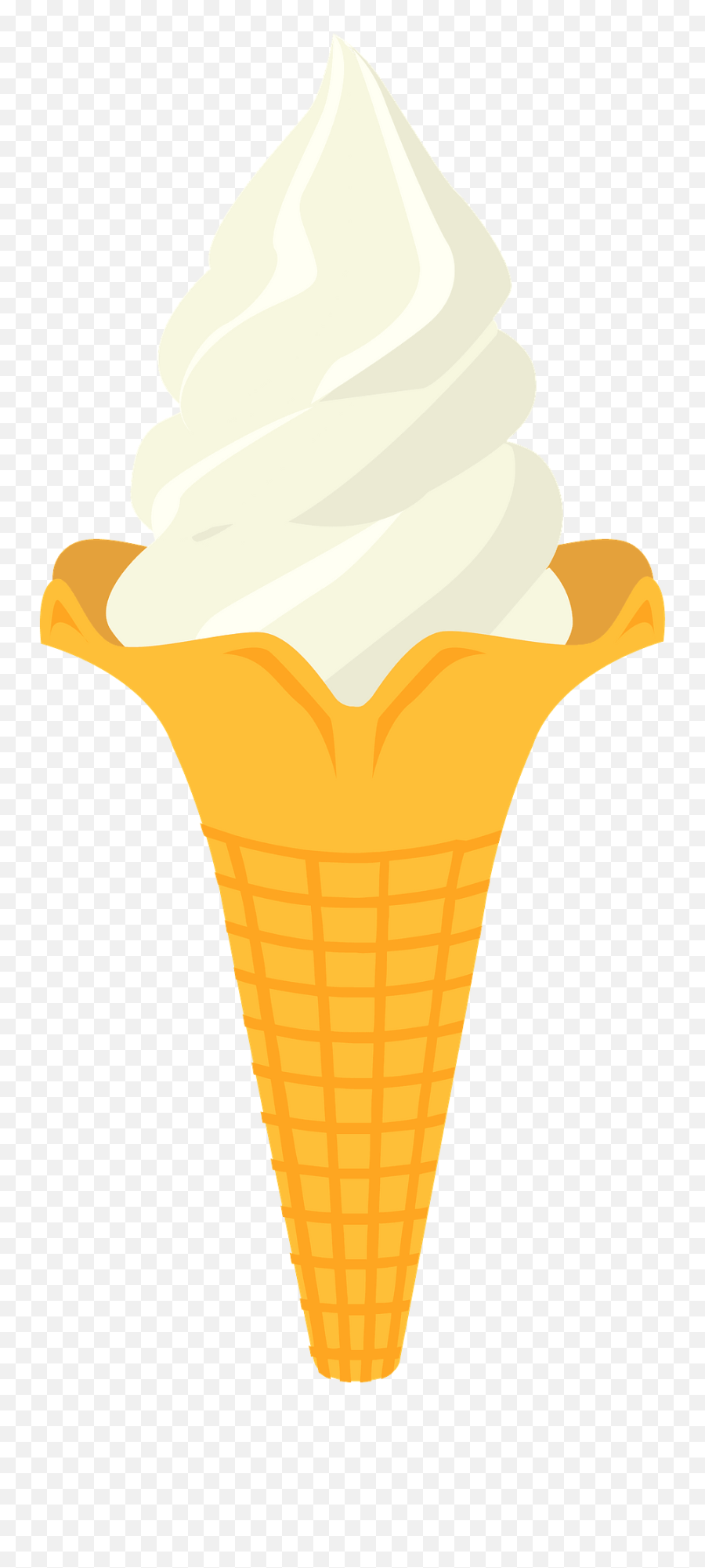 Soft Serve Ice Cream Cone Clipart Free Download Transparent - Soft Serve Emoji,Ice Cream Cone Emoji