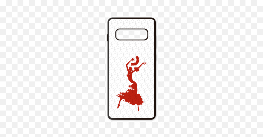 Galaxy S10 Plus - Mobile Phone Case Emoji,Flamenca Emoji