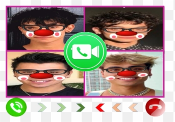 Fake Brothers Clown Video Call Emoji