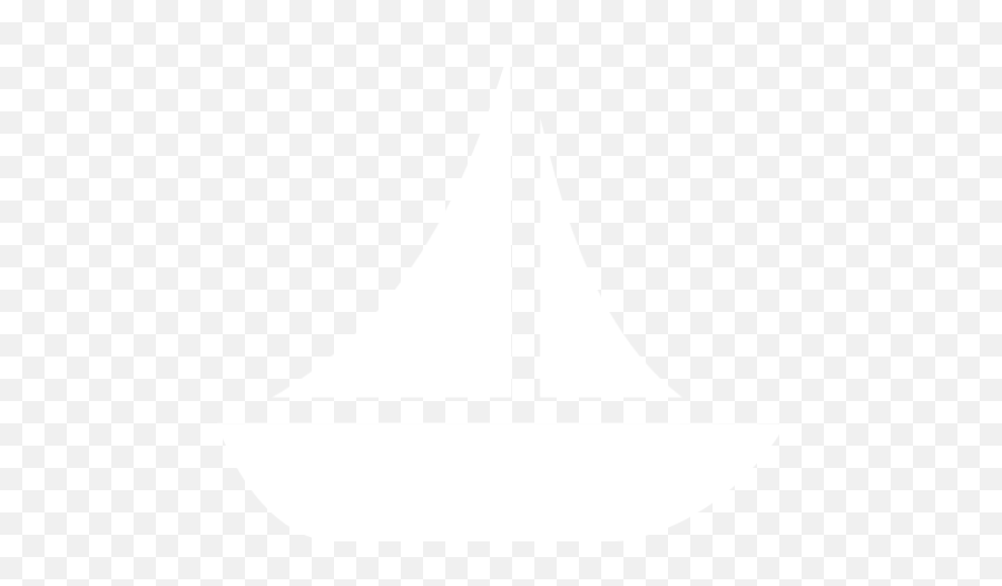 White Boat 10 Icon - White Transparent Sailboat Icon Emoji,Boat Gun Gun Boat Emoji