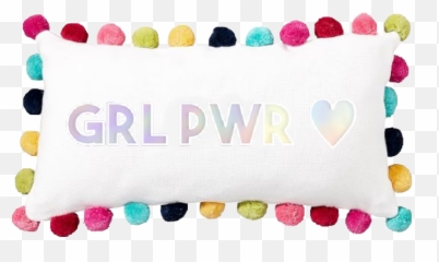 Grlpwr Girlpower Grlpower Girly Girltumblr Pillow Sleep - Birthday Cake Emoji,Sleeping Emoji Pillow