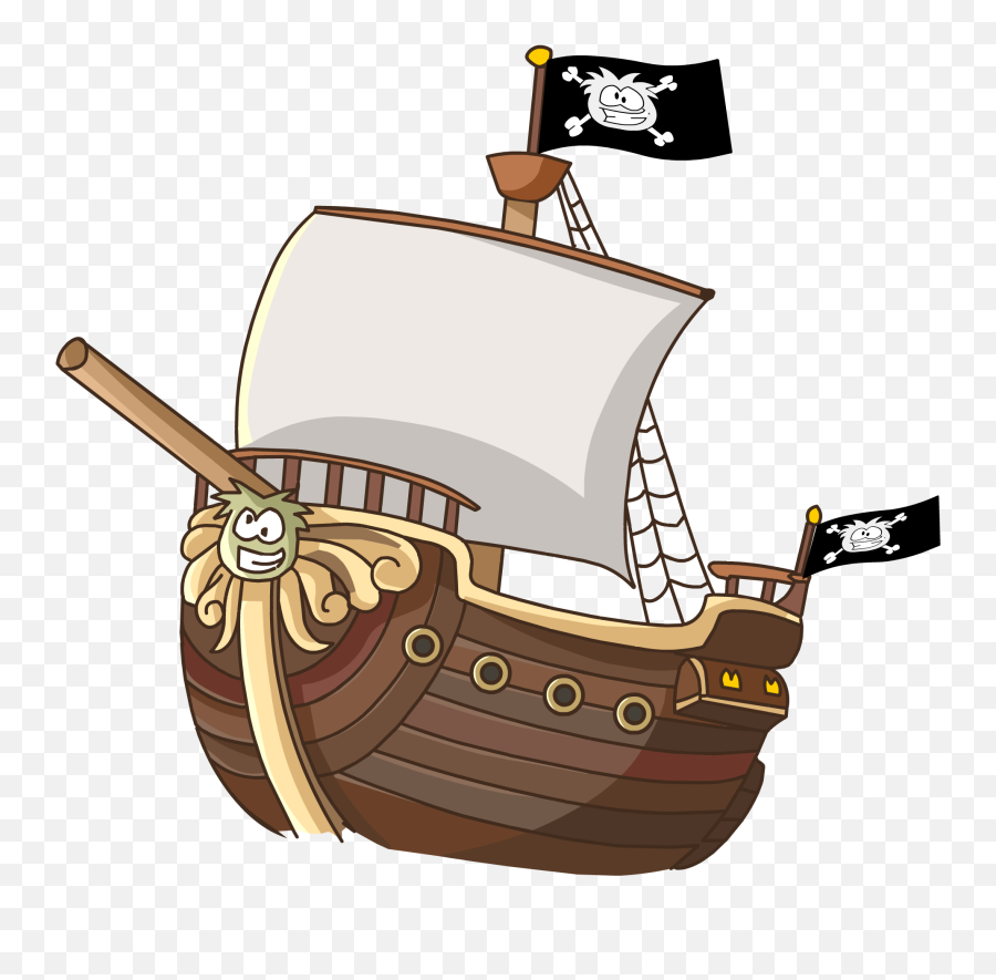 Pirate Ship 3d Models - Transparent Background Pirate Ship Clipart Emoji,Pirate Ship Emoji