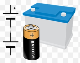 Battery Cells Car Electric Charge - Clip Art Emoji