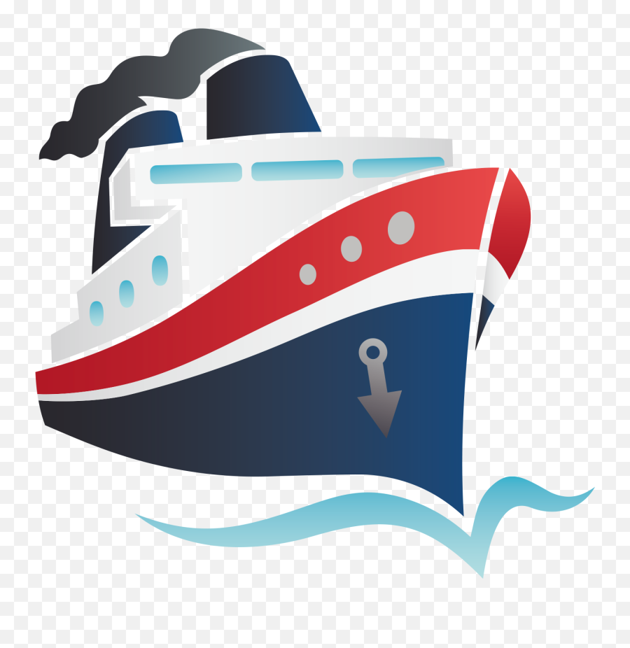 Boat Ship - Cartoon Transparent Background Boat Emoji,Ship Emoji