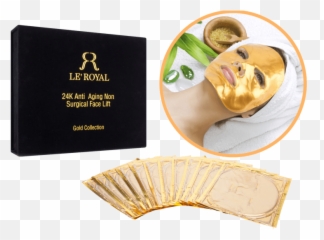 Le Royal 24k Gold Face Masks - Le Royal 24k Gold Mask Emoji,Surgical Mask Emoji