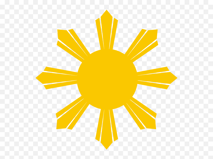Philippine Flag Star Png 5 Png Image - Transparent Philippine Sun Png Emoji,Philippines Flag Emoji
