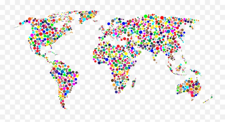 Free Cartography Globe Vectors - World Map In Circles Emoji,Rainbow Flag Emoji
