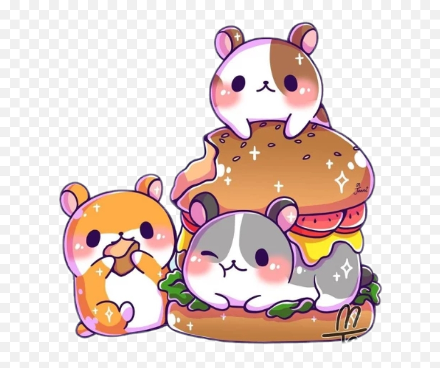 Cochondinde Tropmignon Kawaii Ooooooooooooooo Mimi - Kawaii Cute Hamster Drawing Emoji,O_o Emoji