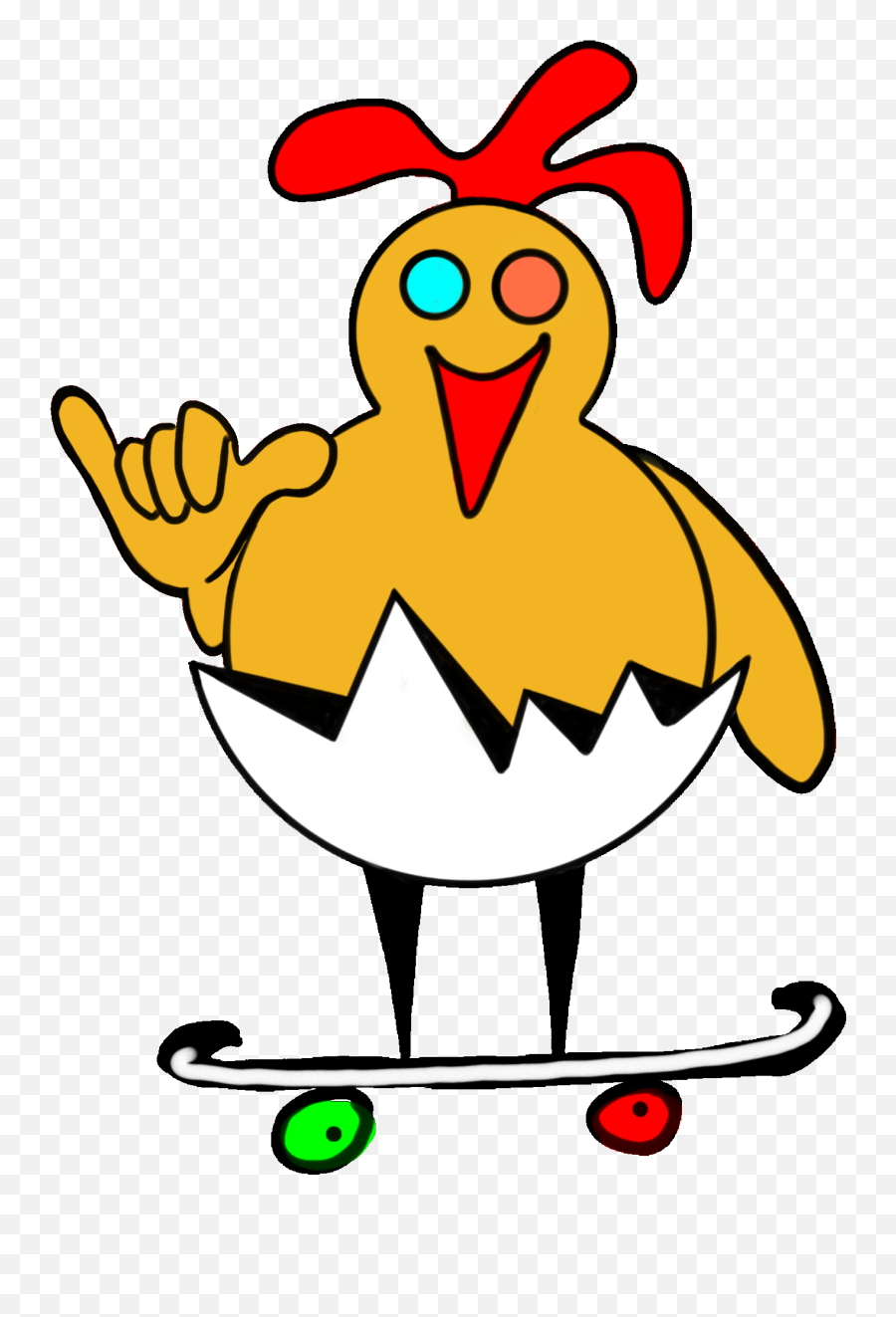 Hang Loose Sticker Gif By Theskatingchick Gfycat - Chicken With Face Mask Emoji,Shaka Sign Emoji