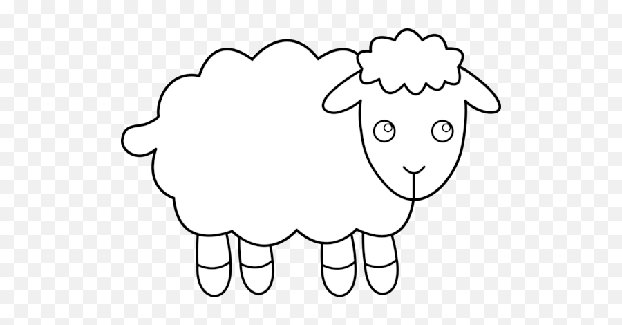 Free Simple Sheep Cliparts Download Free Clip Art Free - Sheep Black And White Emoji,Ewe Emoji