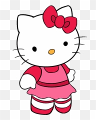How To Draw Hello Kitty In A Few Easy Steps Easy Drawing - Kids Drawings Hello Kitty Emoji,Kitty Face Emoji