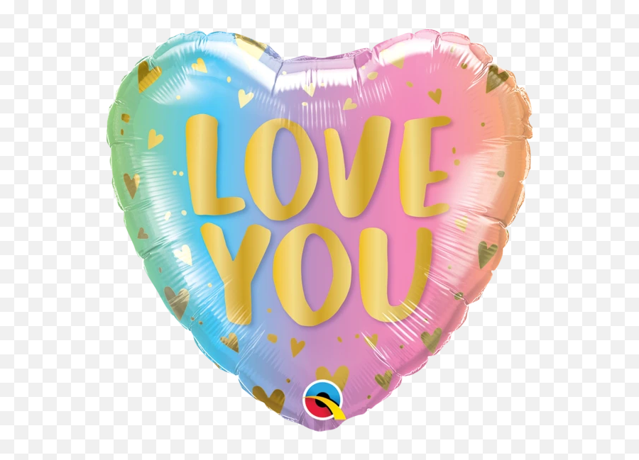 Printed Foil Balloons U2013 All American Balloons - Rose Gold Heart Foil Balloon Emoji,Swirling Hearts Emoji