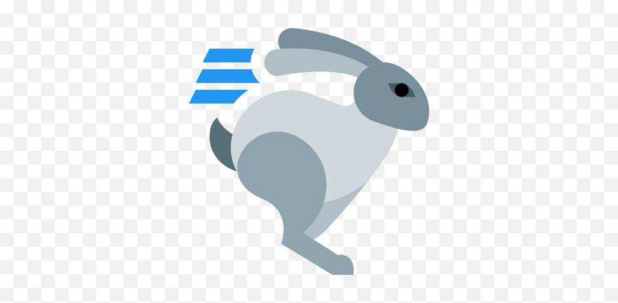 Running Rabbit Icon - Free Download Png And Vector Icon Emoji,Emoji Rabbit