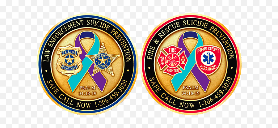 Local Couple Present Suicide Prevention Coins To Sheriffu0027s - Emblem Emoji,Wrestling Emoticons