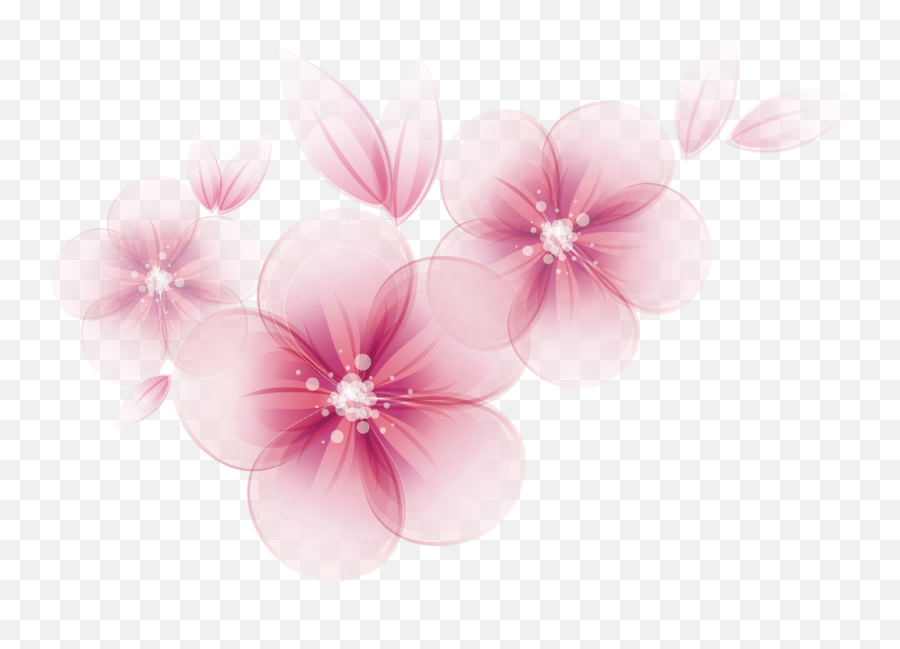 Flowers Cherry Blossom Pink Frame - Estetica Image With Transparent Background Emoji,Cherry Blossom Emoji