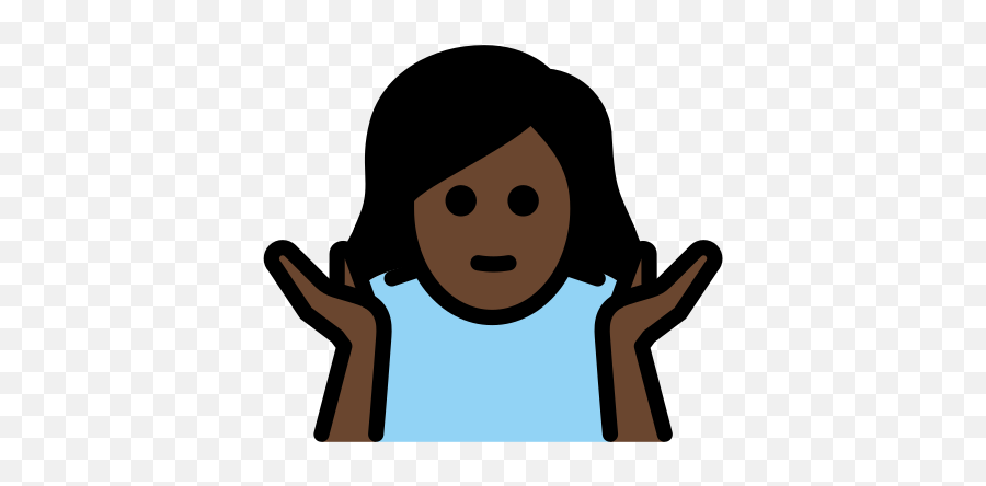 Dark Skin Tone Emoji - Emoji,Black Girl Emoji