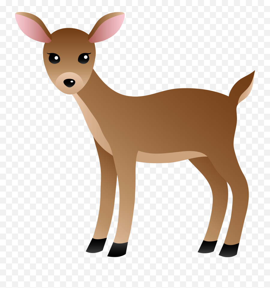 Deer Emoji - White Tailed Deer Clipart,Deer Emoji
