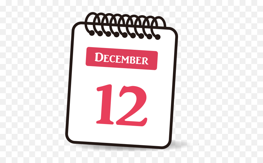 Tear - December Calendar Emoji,Calendar Emoji