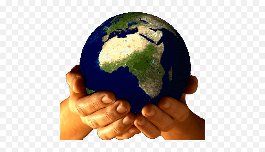 The Earth Is In Your Hands Gif - Igreja Mundial Do Poder De Deus Emoji,Flat Earth Emoji