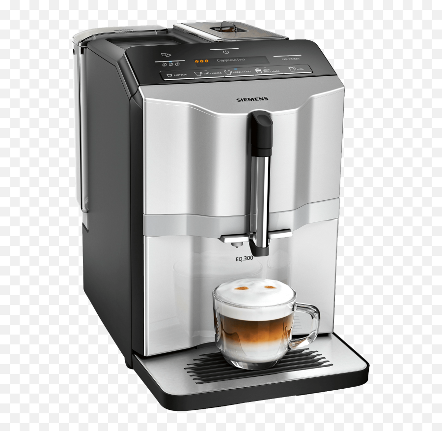 Siemens Ti353501de Coffee Machine Black - Silver 459 U20ac Siemens Kaffeevollautomat Eq 300 Emoji,Frog Coffee Emoji