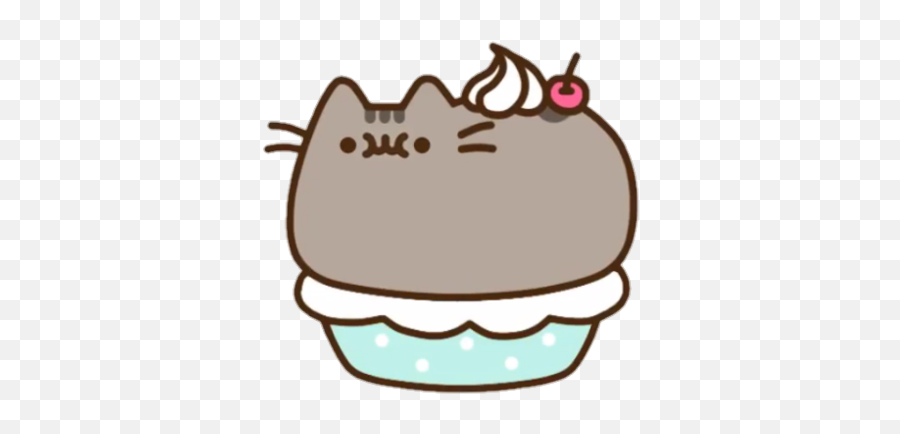 Pusheen Heart Transparent Png Clipart Free Download - Pusheen In A Cupcake Emoji,Pusheen The Cat Emoji