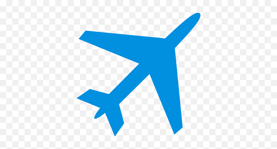 Airplane Icon Free At Getdrawings - Vector Blue Airplane Icon Emoji,Plane Emoji Png