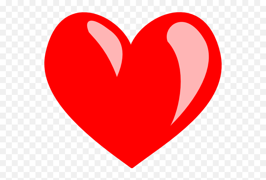 Red Heart Download Free Clip Art - Heart Cartoon Emoji,Beating Heart Emoticon