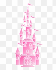 Castle Fairy Tale Turrets Fantasy Pink - Emoji